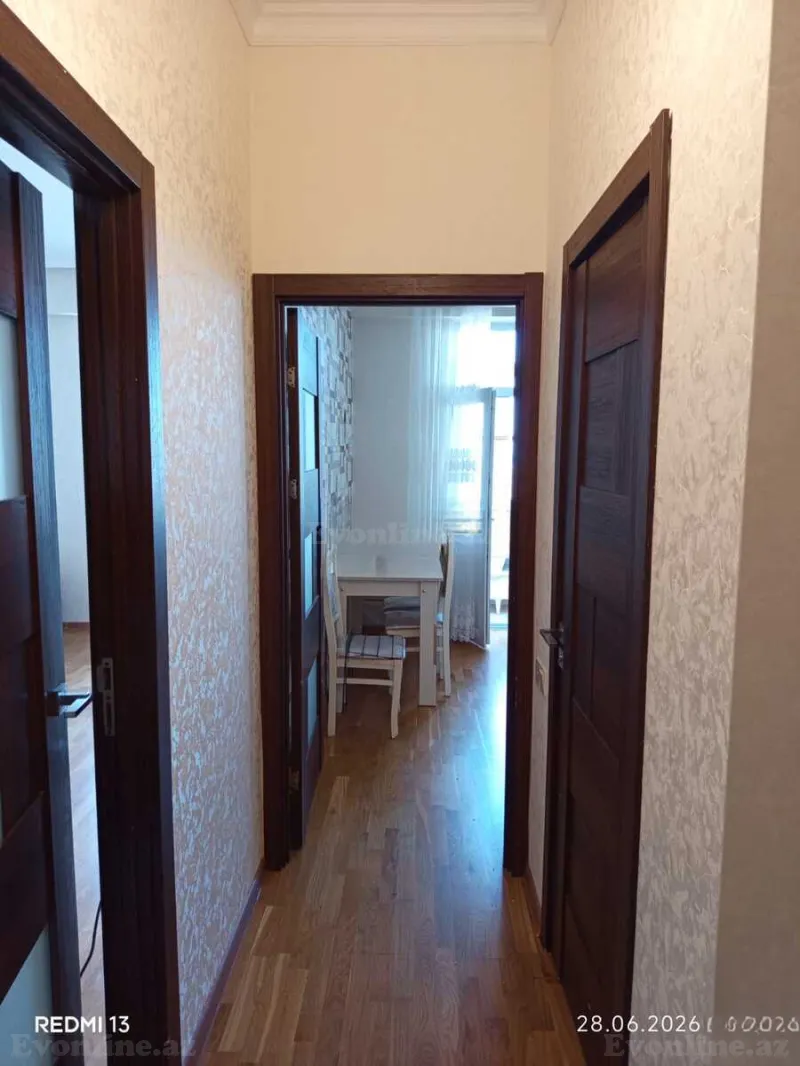 1 otaqlı yeni tikili mənzil kirayə verilir — Yeni Günəşli, Bakı - şəkil 6