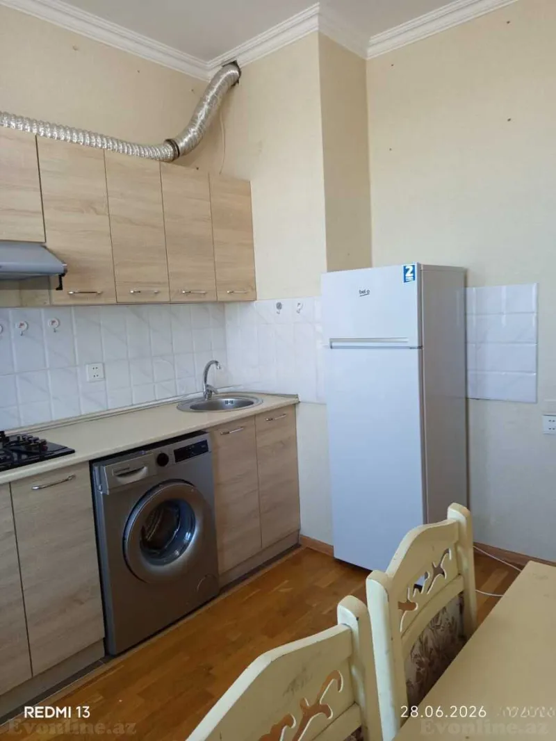 1 otaqlı yeni tikili mənzil kirayə verilir — Yeni Günəşli, Bakı - şəkil 8