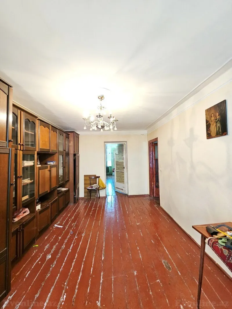 3 otaqlı köhnə tikili mənzil satılır — Qara Qarayev m., Bakı - şəkil 4