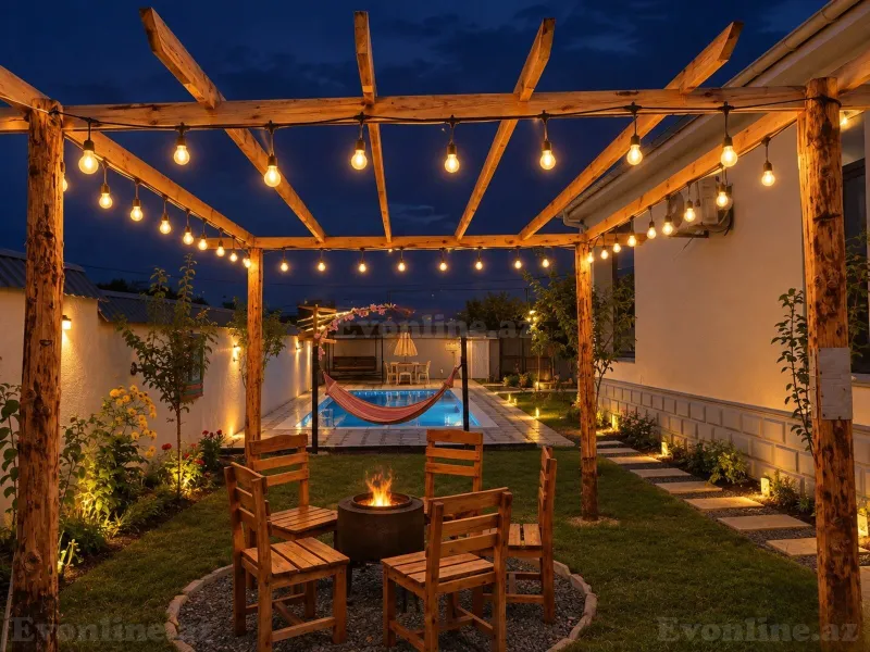 4 otaqlı həyət evi kirayə verilir — Qəbələ