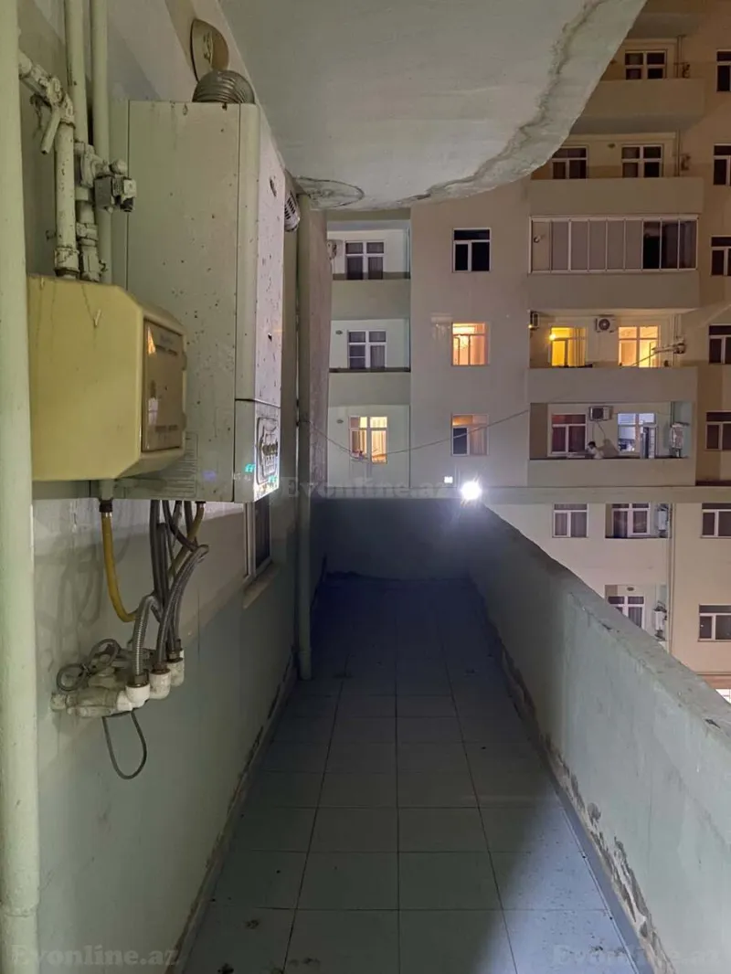 4 otaqlı yeni tikili mənzil kirayə verilir — İnşaatçılar m., Bakı - şəkil 12