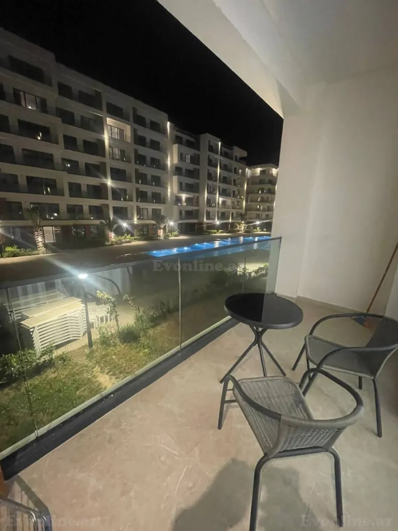 1 otaqlı yeni tikili mənzil kirayə verilir — Sea Breeze, Bakı - şəkil 5