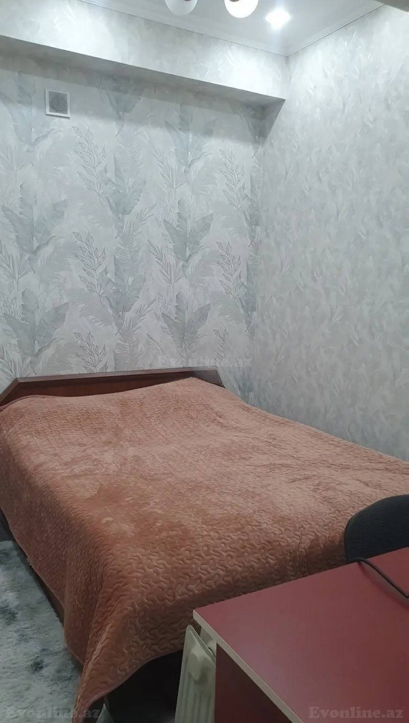 3 otaqlı yeni tikili mənzil kirayə verilir — İnşaatçılar m., Bakı - şəkil 5