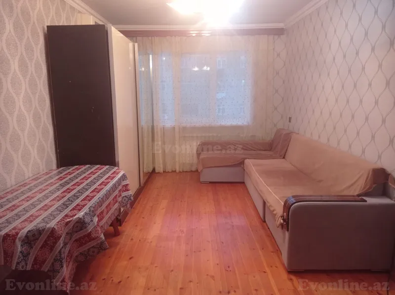 1 otaqlı Mənzil 35 m² Bakıxanov Kirayə verilir