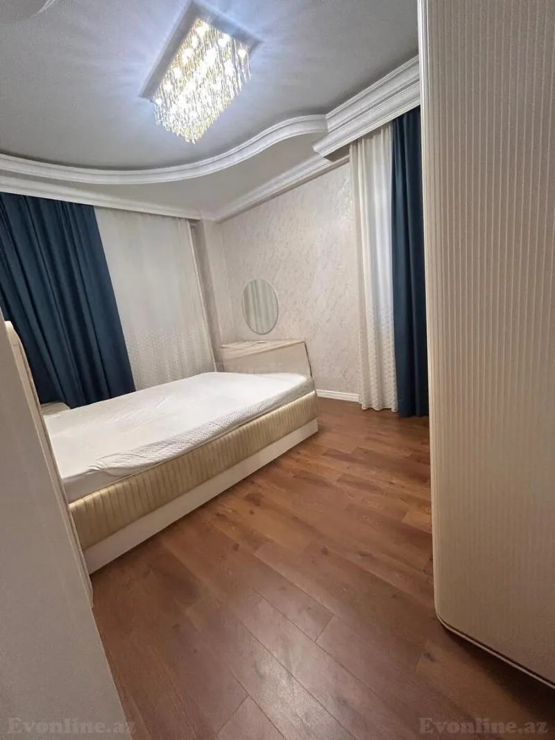 3 otaqlı yeni tikili mənzil kirayə verilir — Qara Qarayev m., Bakı - şəkil 6