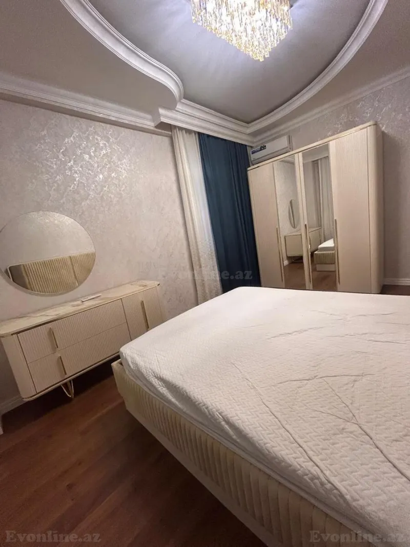3 otaqlı yeni tikili mənzil kirayə verilir — Qara Qarayev m., Bakı - şəkil 7