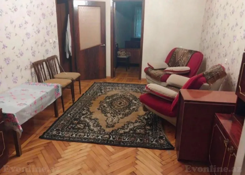 2 otaqlı köhnə tikili mənzil kirayə verilir — İnşaatçılar m., Bakı - şəkil 2