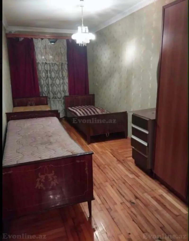 2 otaqlı köhnə tikili mənzil kirayə verilir — İnşaatçılar m., Bakı - şəkil 3