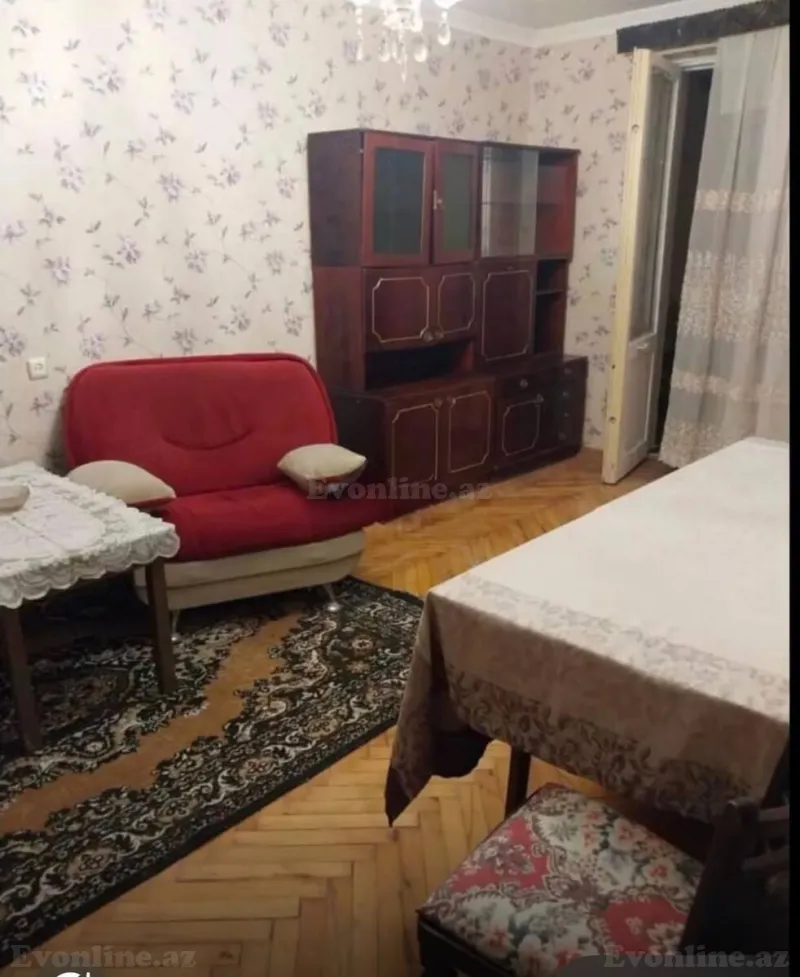 2 otaqlı köhnə tikili mənzil kirayə verilir — İnşaatçılar m., Bakı - şəkil 2