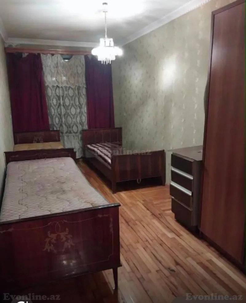 2 otaqlı köhnə tikili mənzil kirayə verilir — İnşaatçılar m., Bakı - şəkil 4