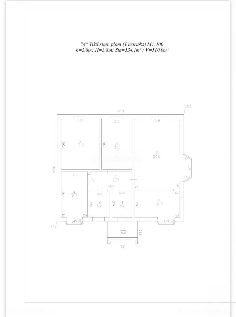 4 otaqlı həyət evi satılır — Qala, Bakı - şəkil 8
