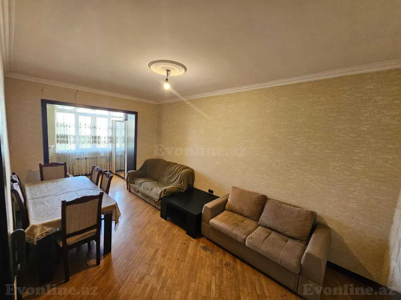 3 otaqlı köhnə tikili mənzil kirayə verilir — 8-ci mikrorayon, Bakı - şəkil 2
