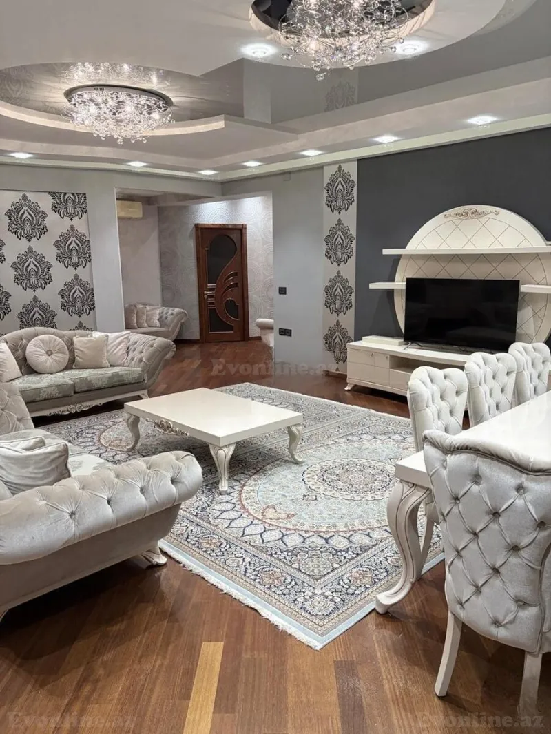 4 otaqlı yeni tikili mənzil kirayə verilir — Nərimanov r., Bakı - şəkil 3