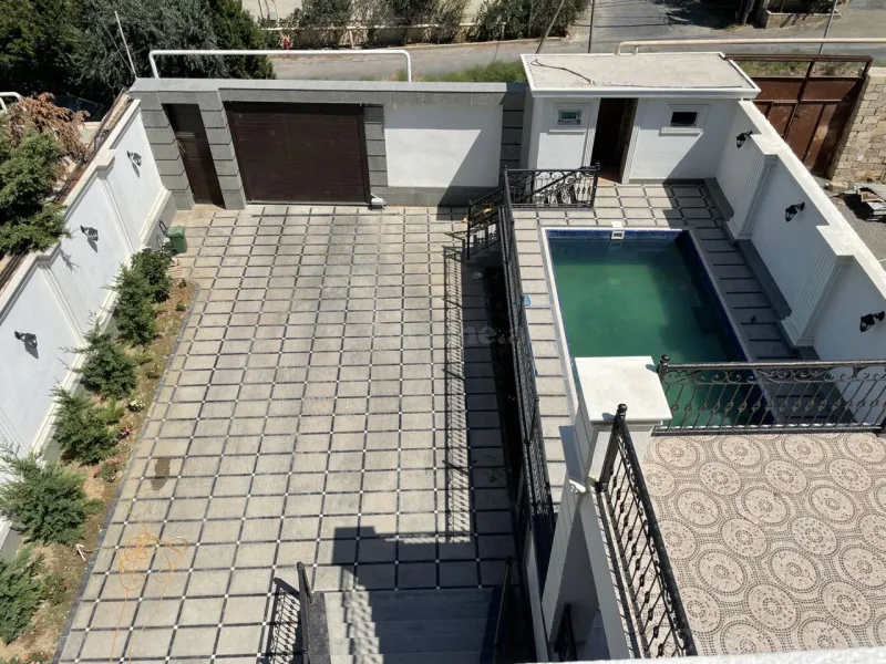 8 otaqlı həyət evi satılır — Badamdar, Bakı - şəkil 2