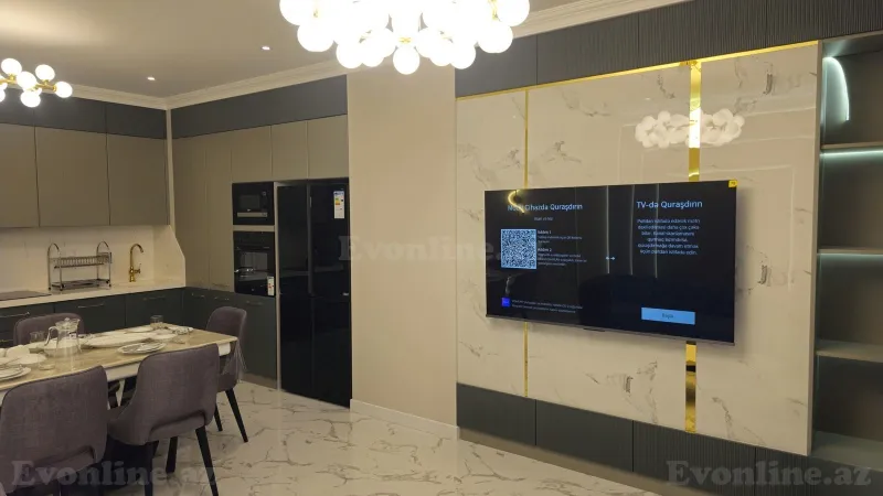 4 otaqlı yeni tikili mənzil kirayə verilir — 8 Noyabr m., Bakı - şəkil 6
