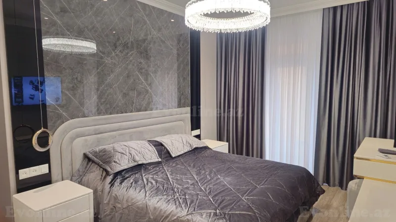 4 otaqlı yeni tikili mənzil kirayə verilir — 8 Noyabr m., Bakı - şəkil 16