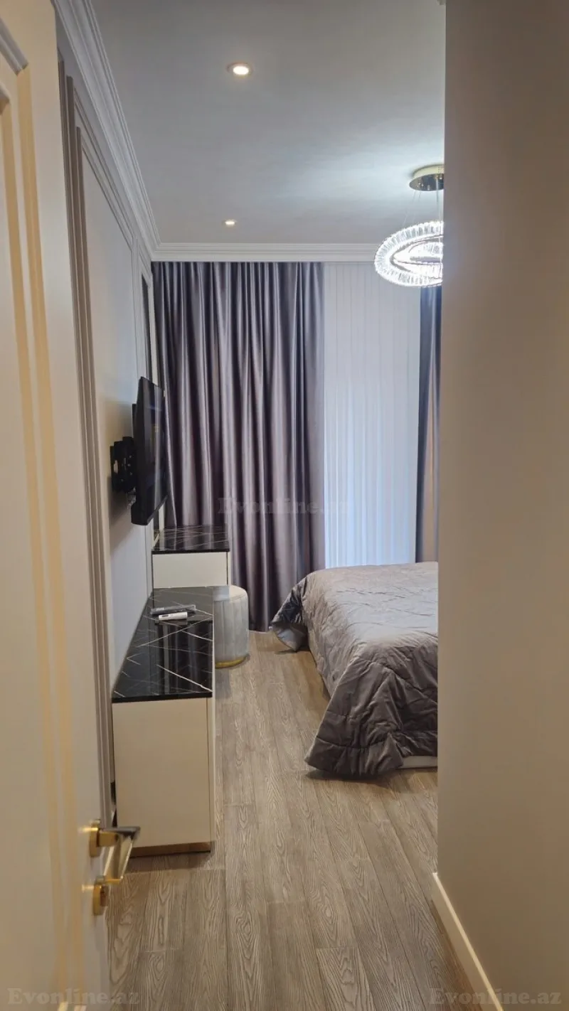 4 otaqlı yeni tikili mənzil kirayə verilir — 8 Noyabr m., Bakı - şəkil 23