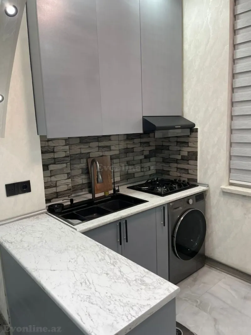 2 otaqlı yeni tikili mənzil kirayə verilir — Qaraçuxur, Bakı - şəkil 5