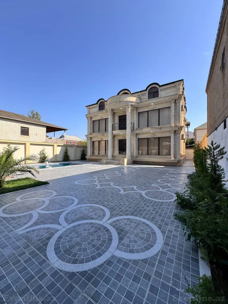 4 otaqlı Həyət evi 400 m² Xəzər r. Satılır