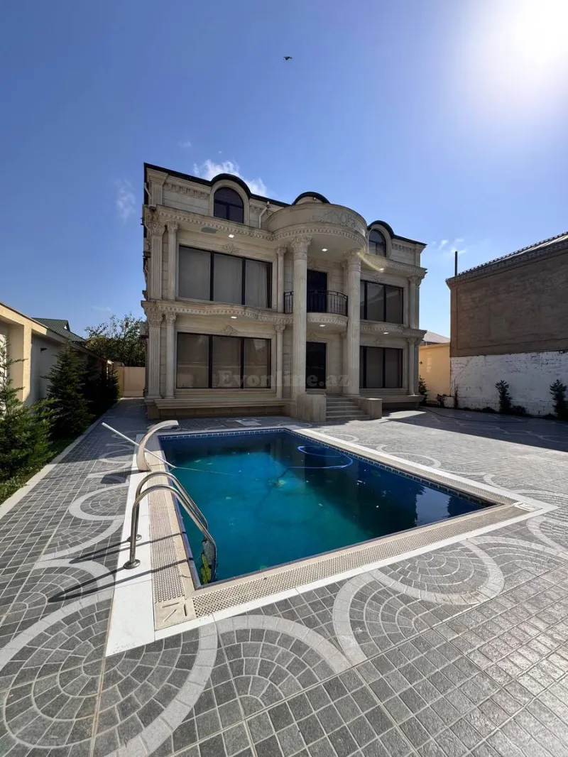 4 otaqlı həyət evi satılır — Xəzər r., Bakı - şəkil 2