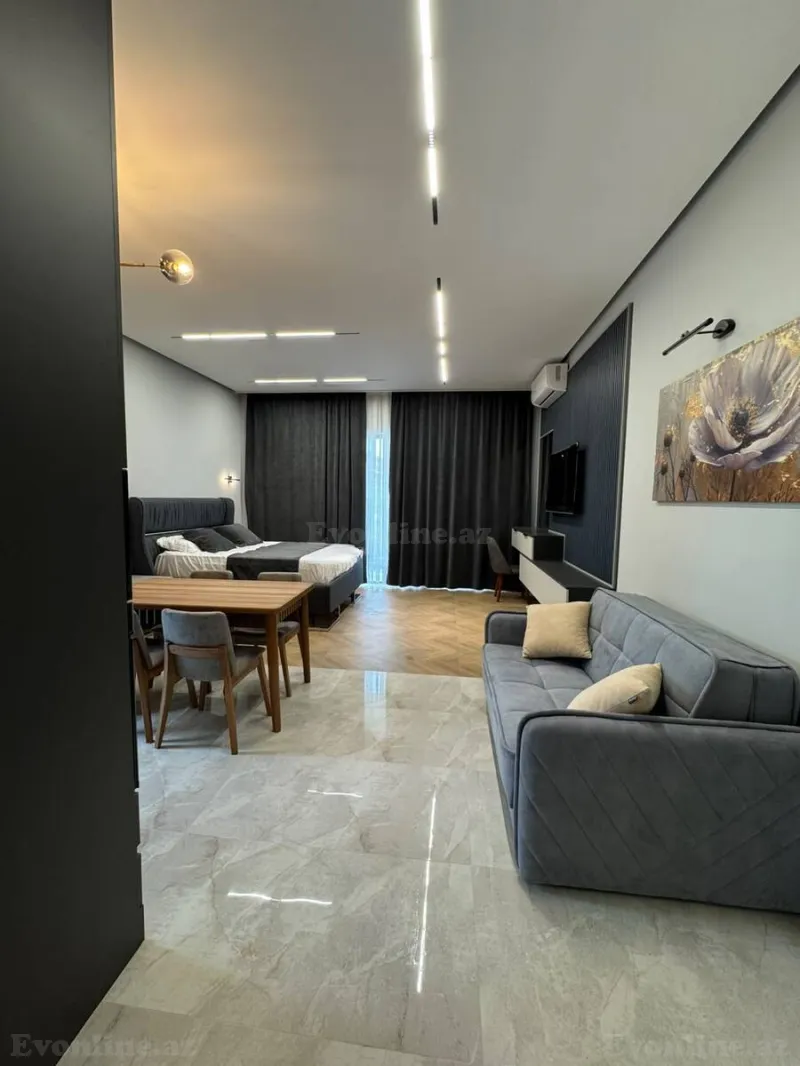 1 otaqlı yeni tikili mənzil kirayə verilir — Sea Breeze, Bakı - şəkil 4