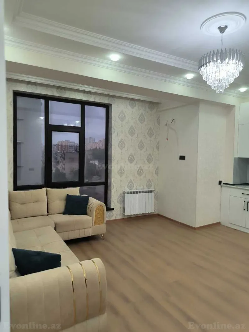 3 otaqlı yeni tikili mənzil kirayə verilir — Yeni Günəşli, Bakı - şəkil 2