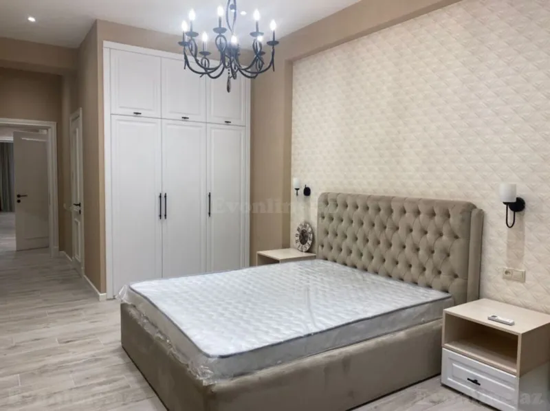 3 otaqlı yeni tikili mənzil kirayə verilir — Elmlər Akademiyası m., Bakı - şəkil 9