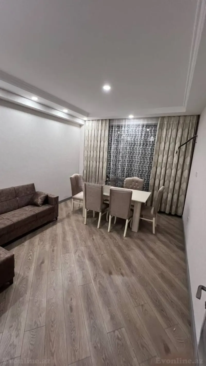 2 otaqlı yeni tikili mənzil kirayə verilir — Dərnəgül m., Bakı