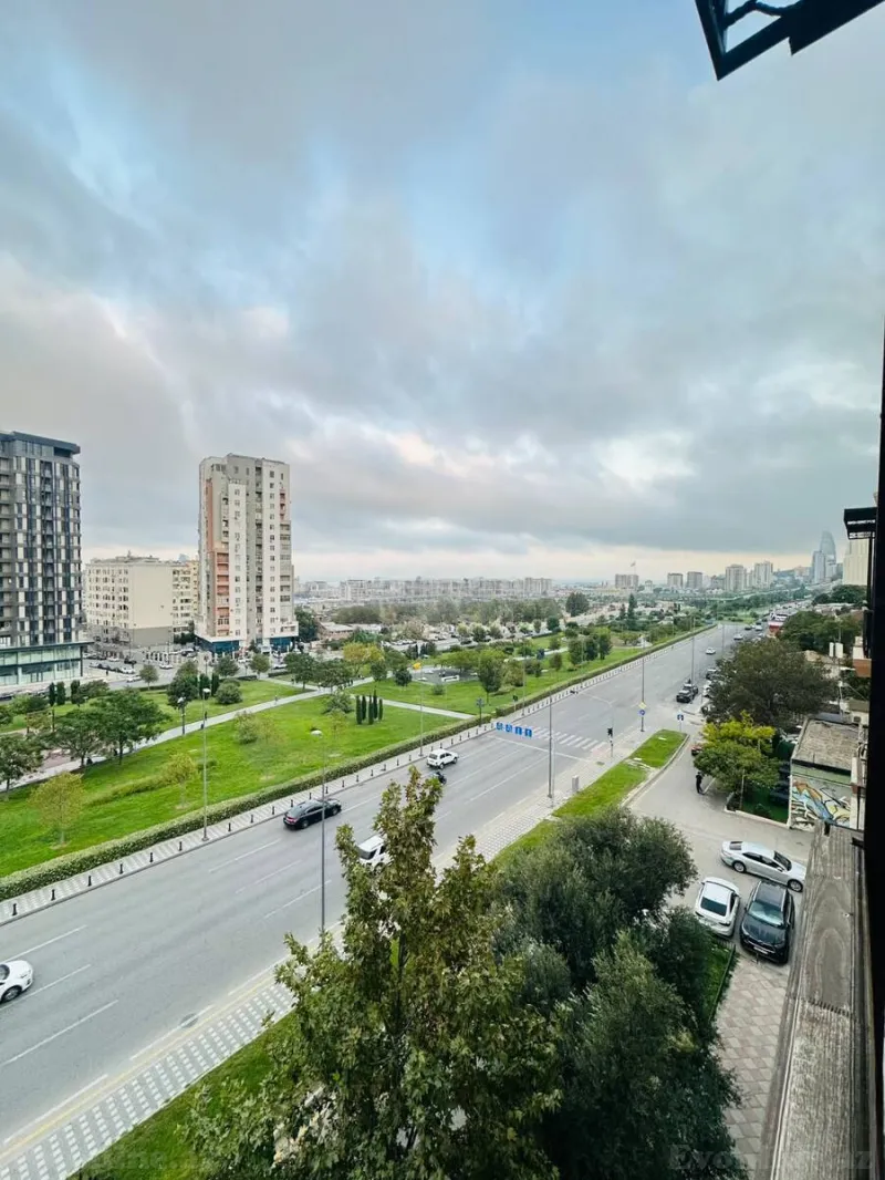 3 otaqlı yeni tikili mənzil kirayə verilir — Elmlər Akademiyası m., Bakı - şəkil 4