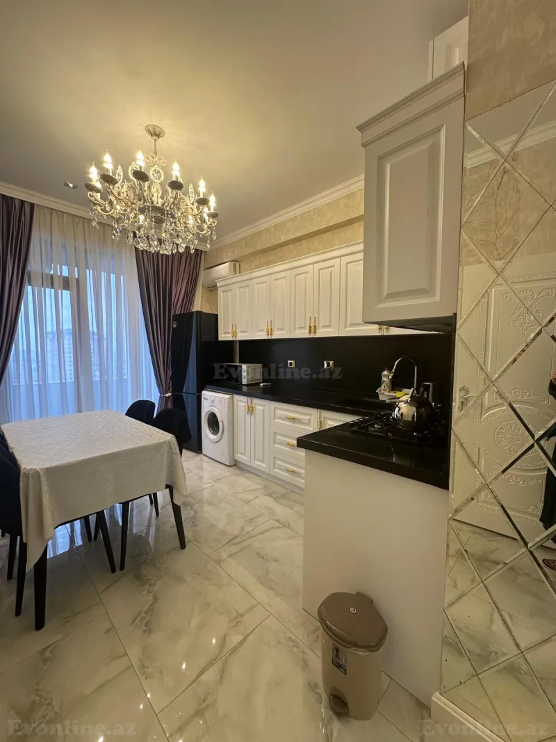 2 otaqlı yeni tikili mənzil kirayə verilir — Kubinka, Bakı - şəkil 7
