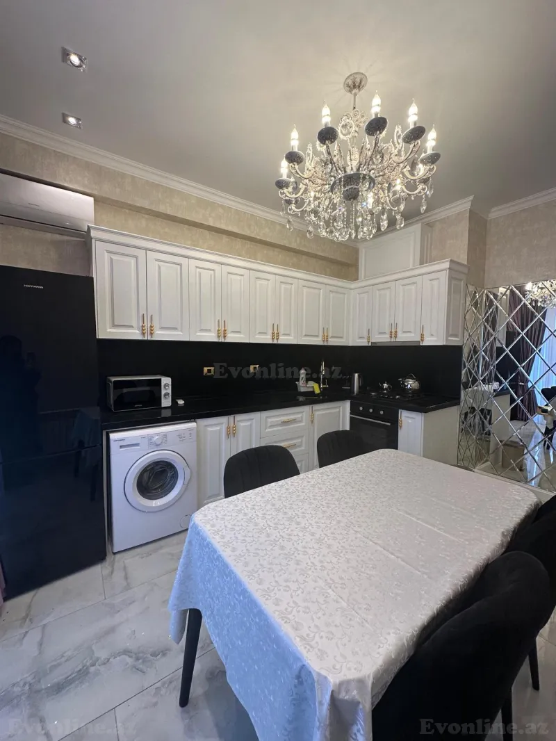 2 otaqlı yeni tikili mənzil kirayə verilir — Kubinka, Bakı - şəkil 8