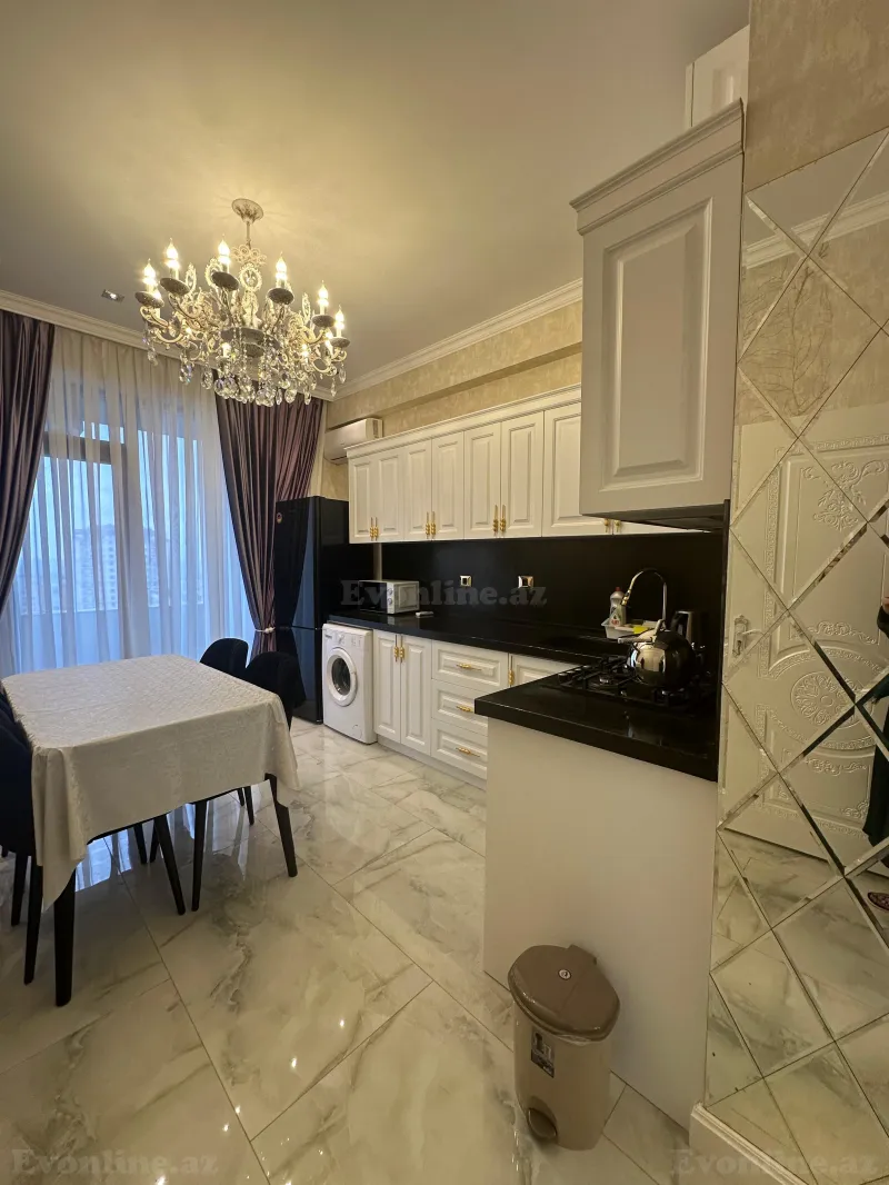 2 otaqlı yeni tikili mənzil kirayə verilir — Kubinka, Bakı - şəkil 11