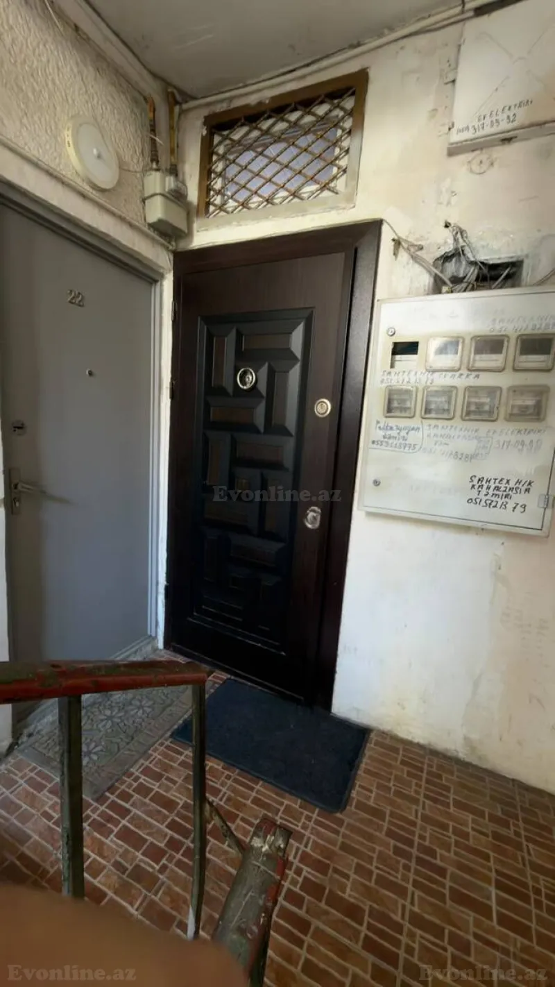 3 otaqlı köhnə tikili mənzil satılır — Memar Əcəmi m., Bakı - şəkil 14