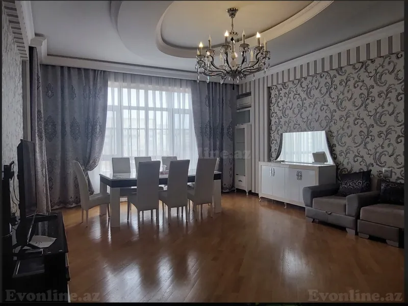 3 otaqlı Mənzil 135 m² Yasamal Kirayə verilir