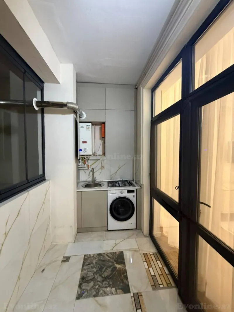 2 otaqlı yeni tikili mənzil kirayə verilir — Nəsimi r., Bakı - şəkil 9
