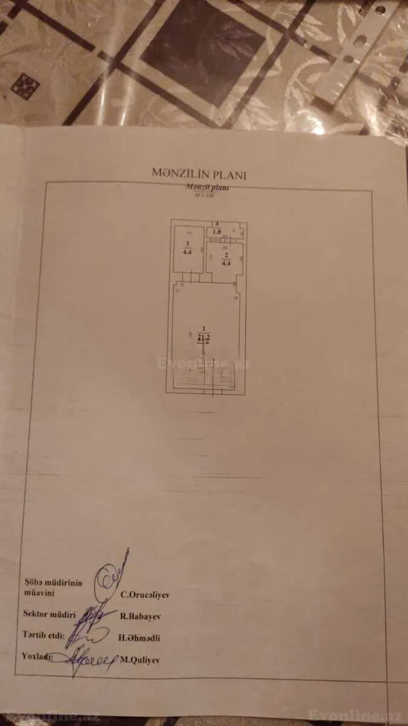 1 otaqlı köhnə tikili mənzil satılır — Gənclik m., Bakı - şəkil 8