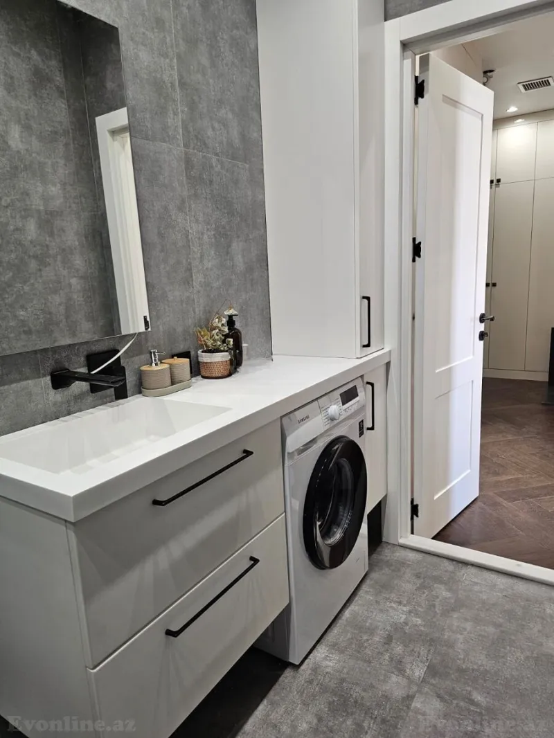 2 otaqlı yeni tikili mənzil kirayə verilir — Ağ şəhər, Bakı - şəkil 8
