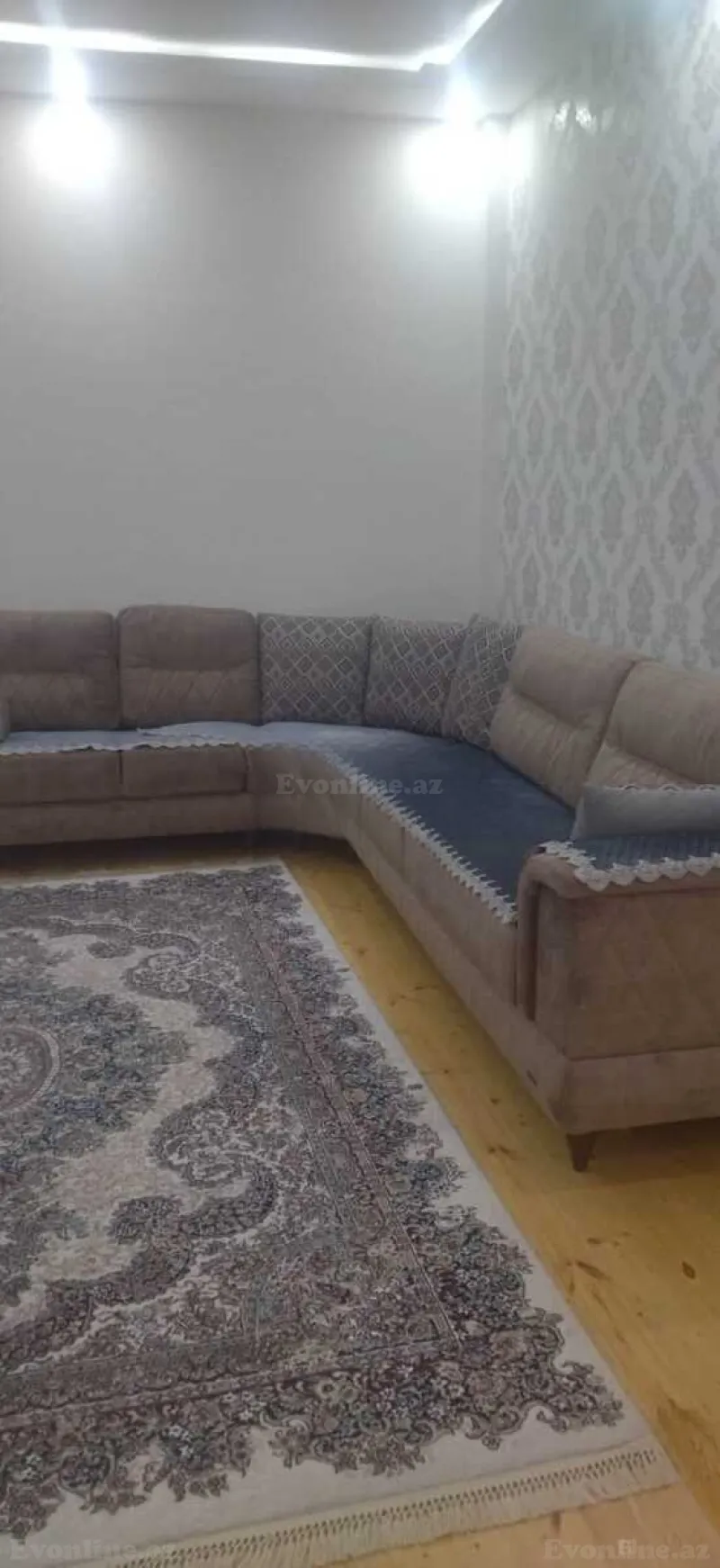 2 otaqlı yeni tikili mənzil kirayə verilir — Yeni Yasamal, Bakı - şəkil 3