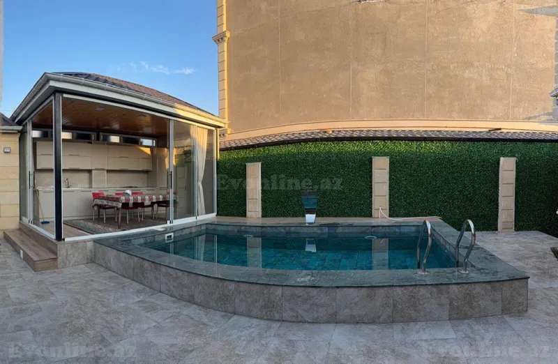3 otaqlı həyət evi kirayə verilir — Şağan, Bakı - şəkil 6