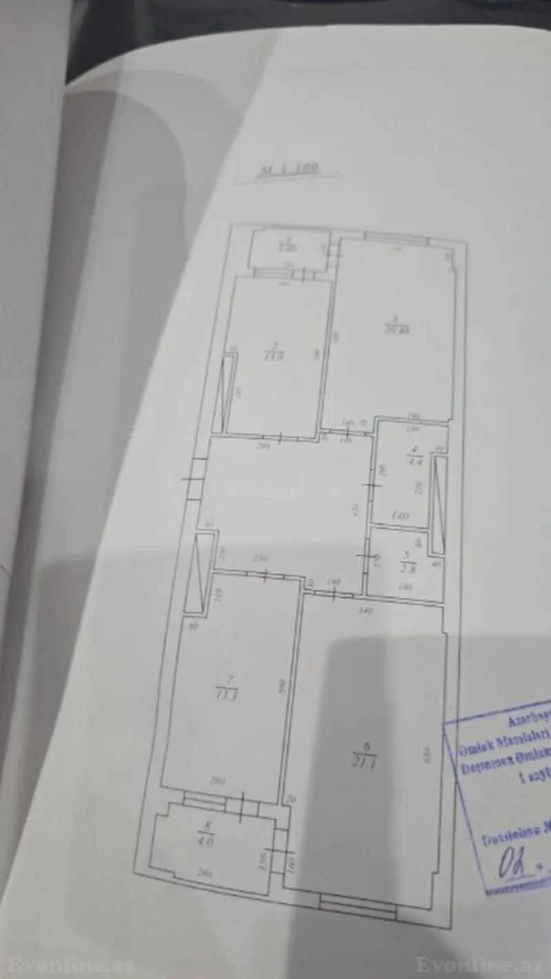 3 otaqlı yeni tikili mənzil satılır — Həzi Aslanov m., Bakı - şəkil 2