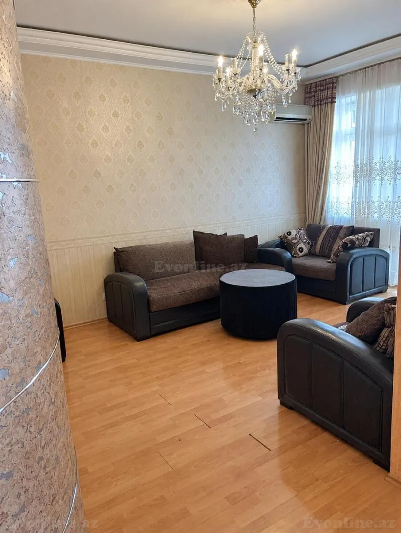 2 otaqlı Mənzil 65 m² Elmlər Akademiyası m. Kirayə verilir