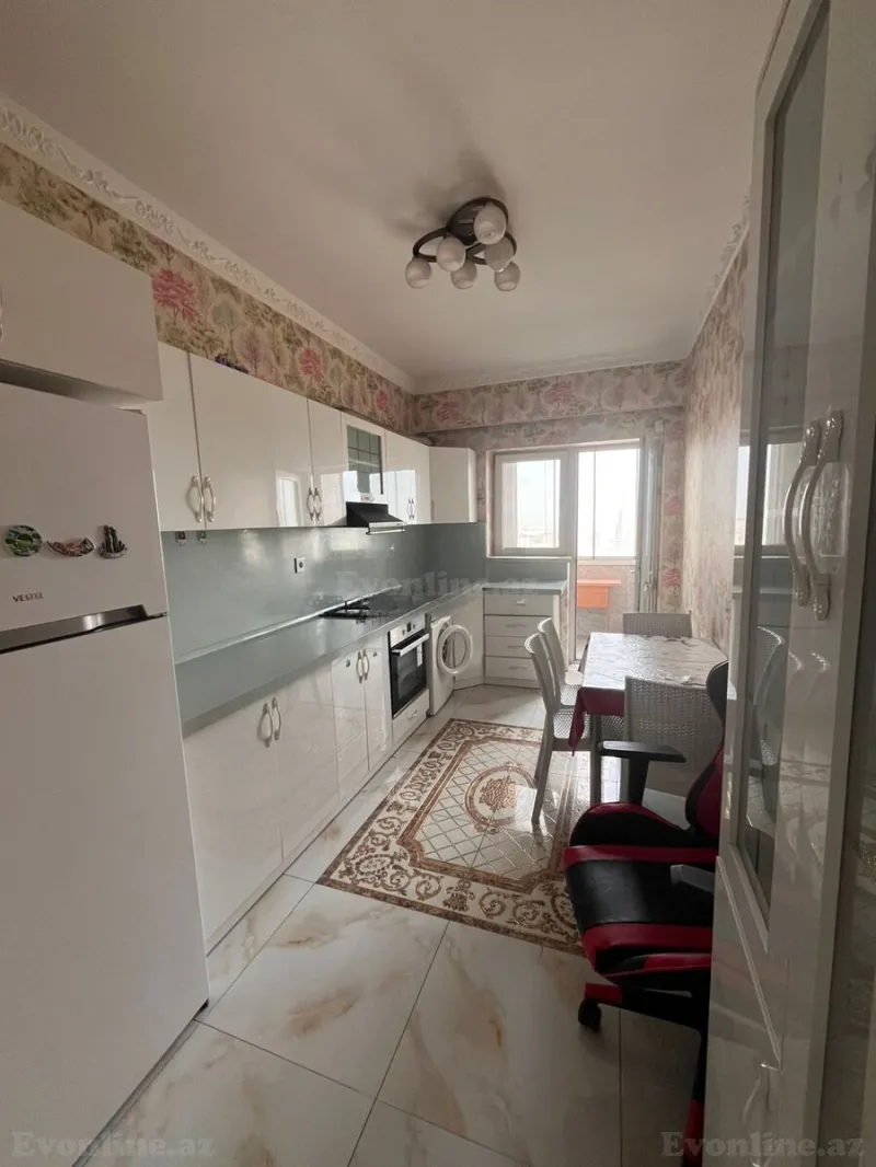 3 otaqlı yeni tikili mənzil kirayə verilir — 20 Yanvar m., Bakı - şəkil 5