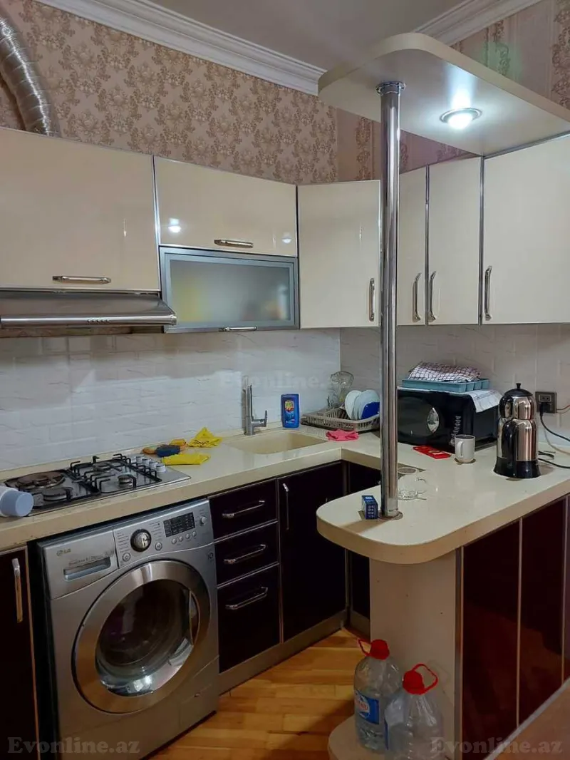 3 otaqlı yeni tikili mənzil kirayə verilir — 9-cu mikrorayon, Bakı - şəkil 14