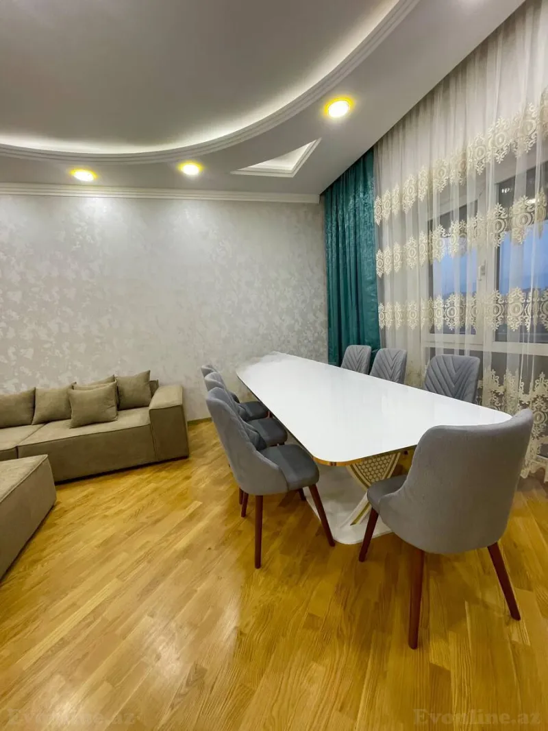 4 otaqlı yeni tikili mənzil kirayə verilir — 20 Yanvar m., Bakı - şəkil 3