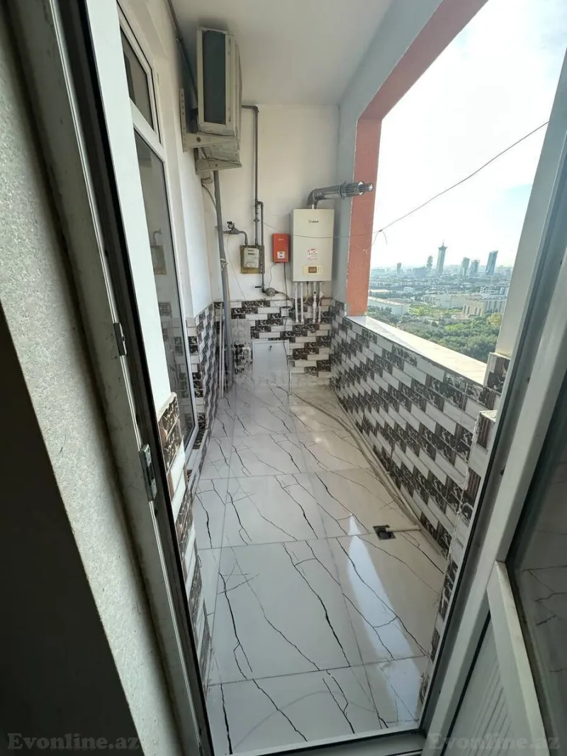 2 otaqlı yeni tikili mənzil kirayə verilir — Qara Qarayev m., Bakı - şəkil 8