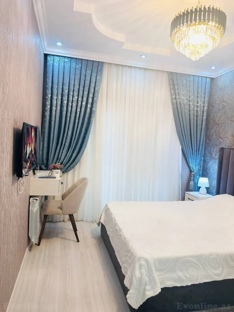 2 otaqlı yeni tikili mənzil kirayə verilir — Nərimanov r., Bakı - şəkil 11