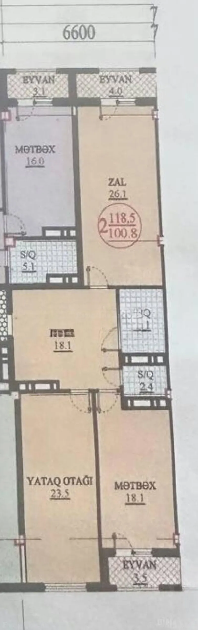 2 otaqlı yeni tikili mənzil satılır — 8 Noyabr m., Bakı - şəkil 4