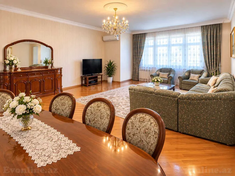 4 otaqlı Mənzil 190 m² Nərimanov r. Satılır
