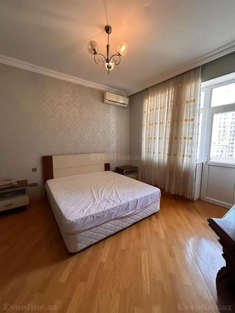 3 otaqlı yeni tikili mənzil kirayə verilir — Elmlər Akademiyası m., Bakı - şəkil 9