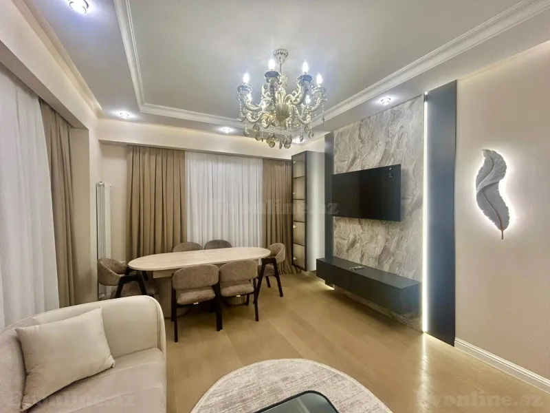 3 otaqlı Mənzil 90 m² Bakmil m. Kirayə verilir
